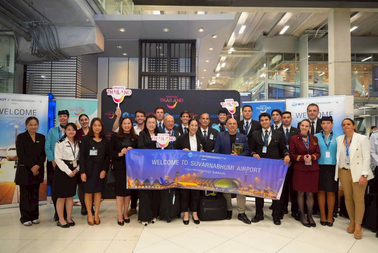 ททท. ต้อนรับเที่ยวบินปฐมฤกษ์ Arkia Israeli Airlines เส้นทางเทลอาวีฟ–กรุงเทพฯ เจาะกลุ่มนักท่องเที่ยวคุณภาพตลาดอิสราเอล