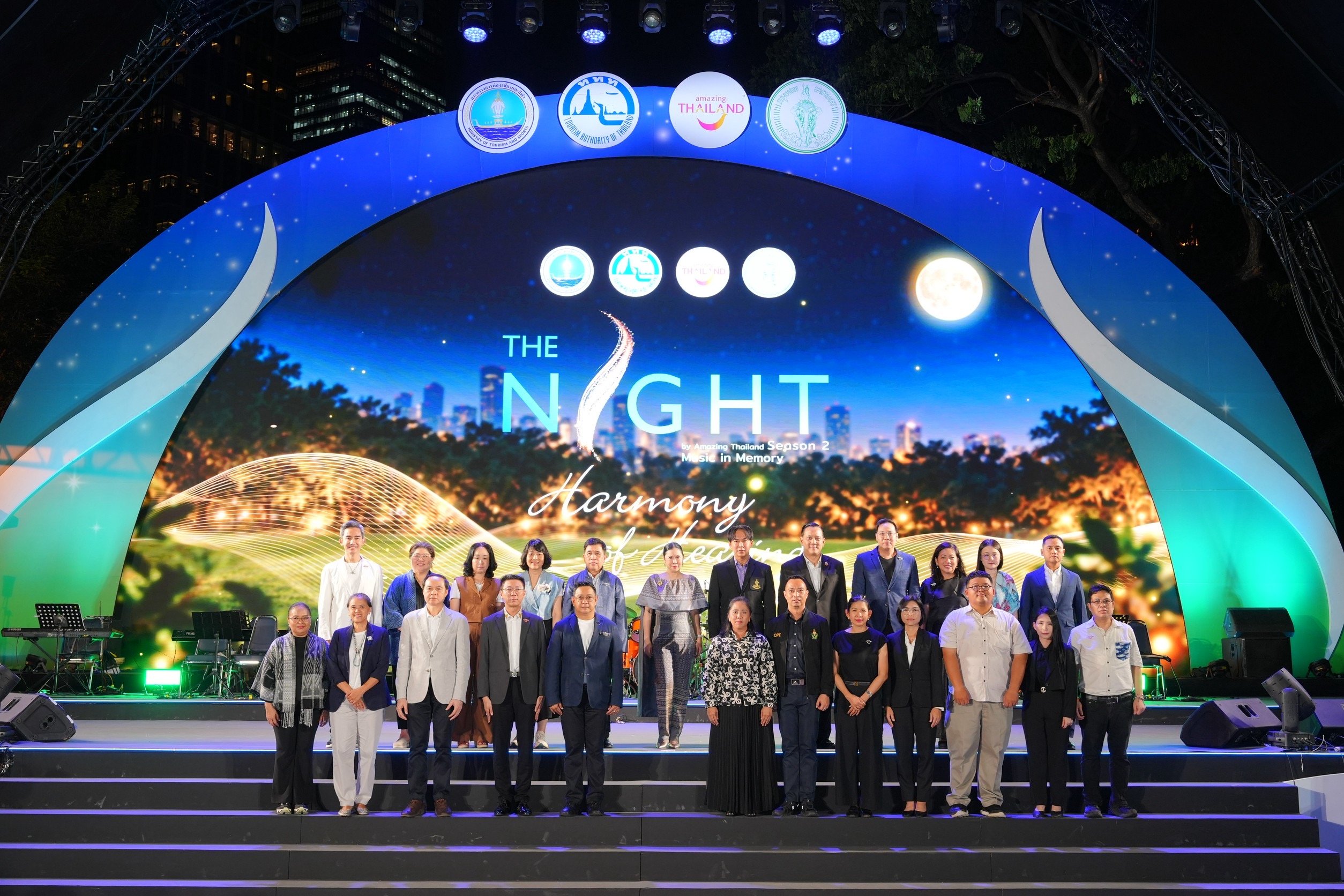 ททท.  เปิด “The Night by Amazing Thailand Season 2: Music in Memory” ชวนสัมผัส “Harmony of Healing” เติมพลังกาย ฮีลพลังใจผ่านเสียงดนตรีและศิลปวัฒนธรรมกลางสวนลุมพินี 16–27 ตุลาคมนี้