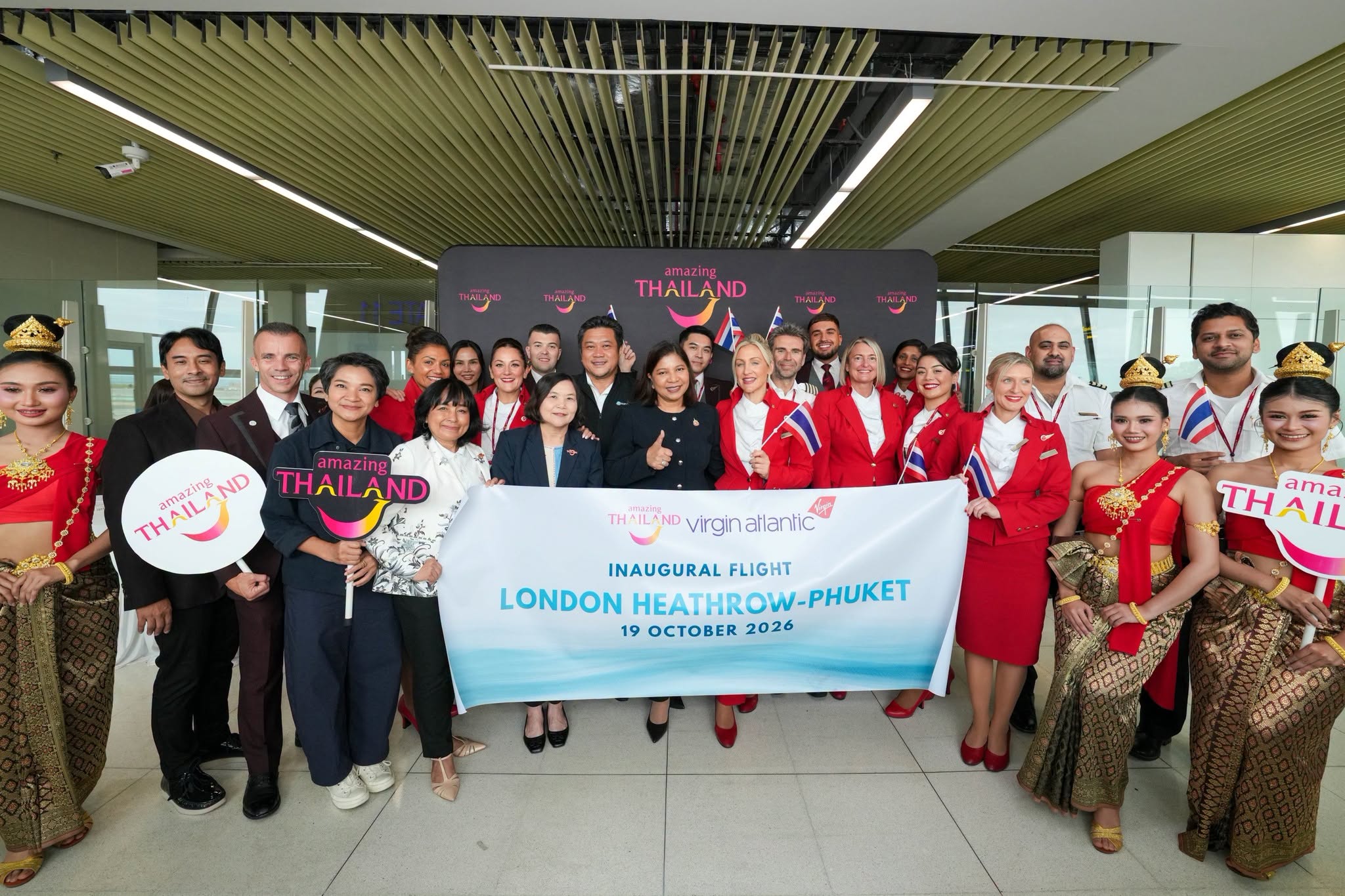 ททท. ผนึกกำลัง Virgin Atlantic เปิดเส้นทางบินตรงลอนดอน–ภูเก็ต เสริมศักยภาพตลาดสหราชอาณาจักร กระตุ้นนักท่องเที่ยวคุณภาพสู่ไทย