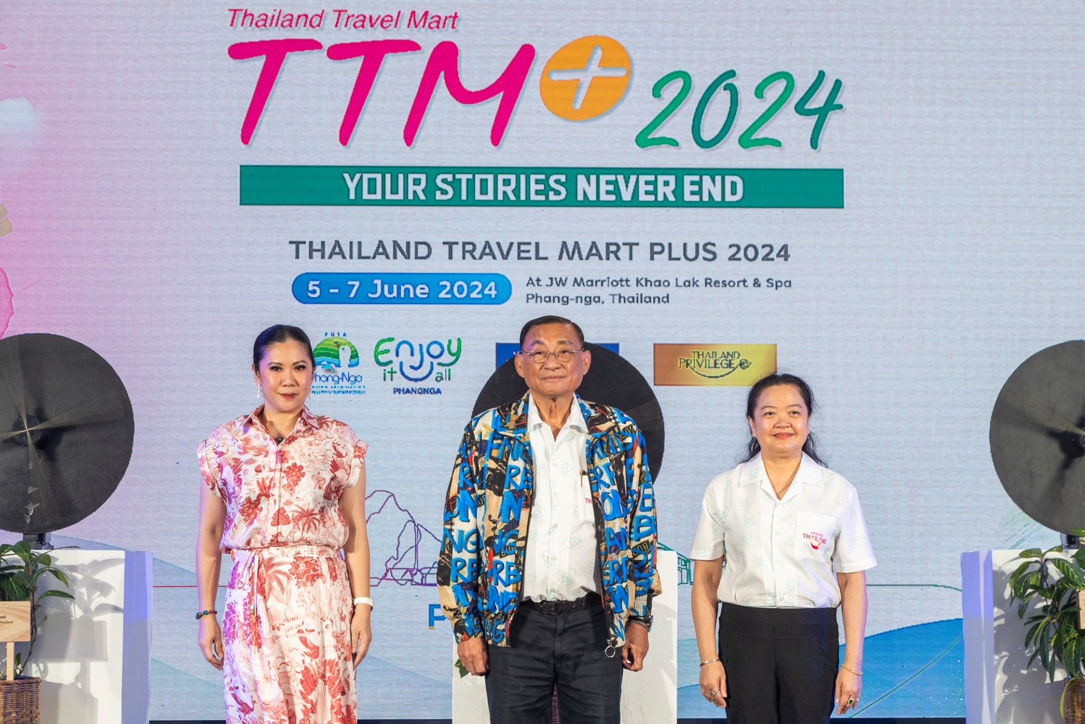 รมว.ท่องเที่ยว เปิดงาน TTM+ 2024 ณ จังหวัดพังงา โชว์ศักยภาพท่องเที่ยวไทย ดึง 425 ผู้ประกอบการท่องเที่ยวจากทั่วโลกร่วมงาน คาดสร้างรายได้หมุนเวียนกว่า 3,000 ล้านบาท