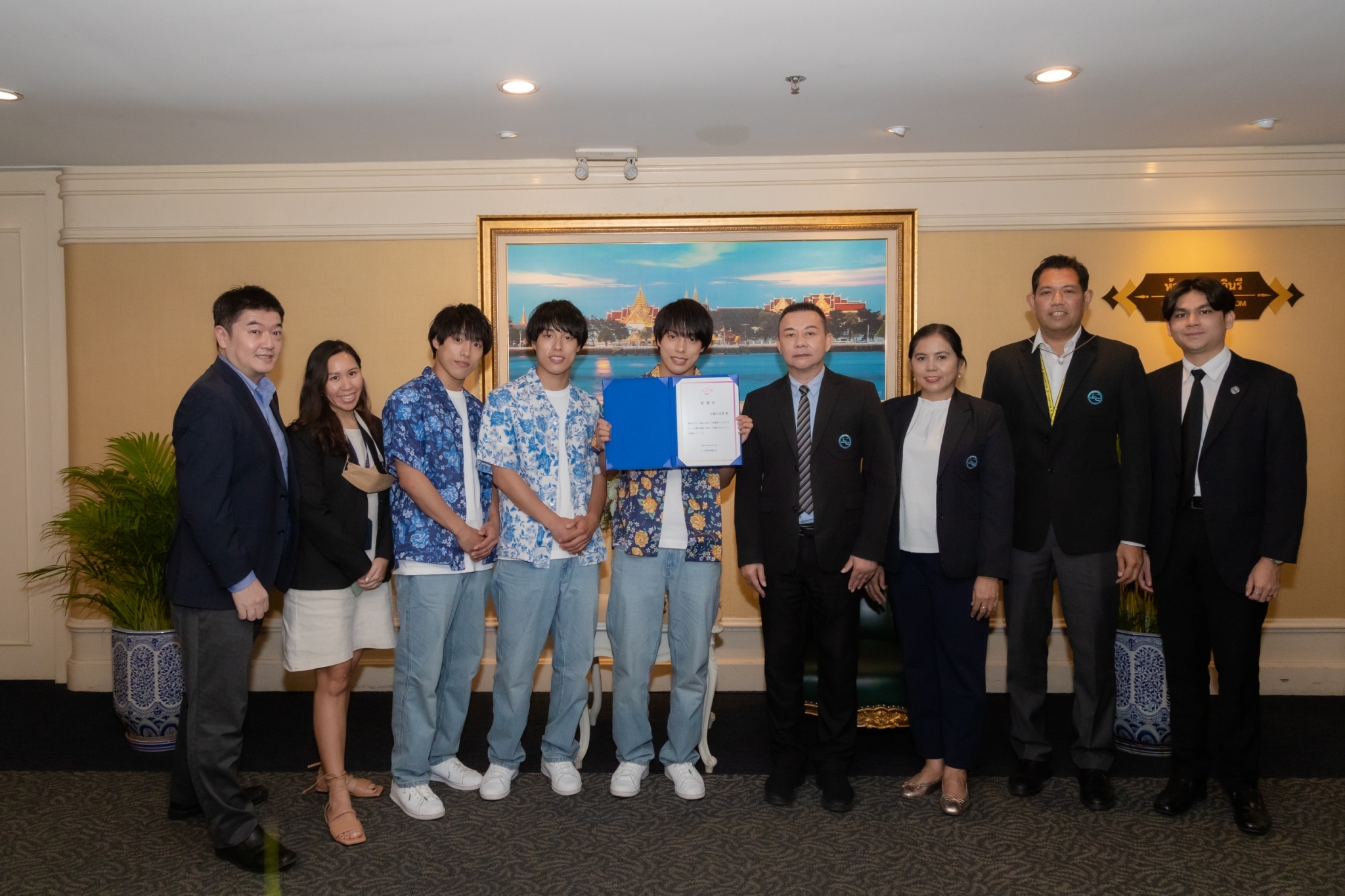 ททท. ต้อนรับ “Sato Triplets” คณะศิลปินแนว Acrobat Synchronized Gymnastics ชื่อดังจากญี่ปุ่น ร่วมบันทึกภาพและวิดีโอประชาสัมพันธ์ประเทศไทย
