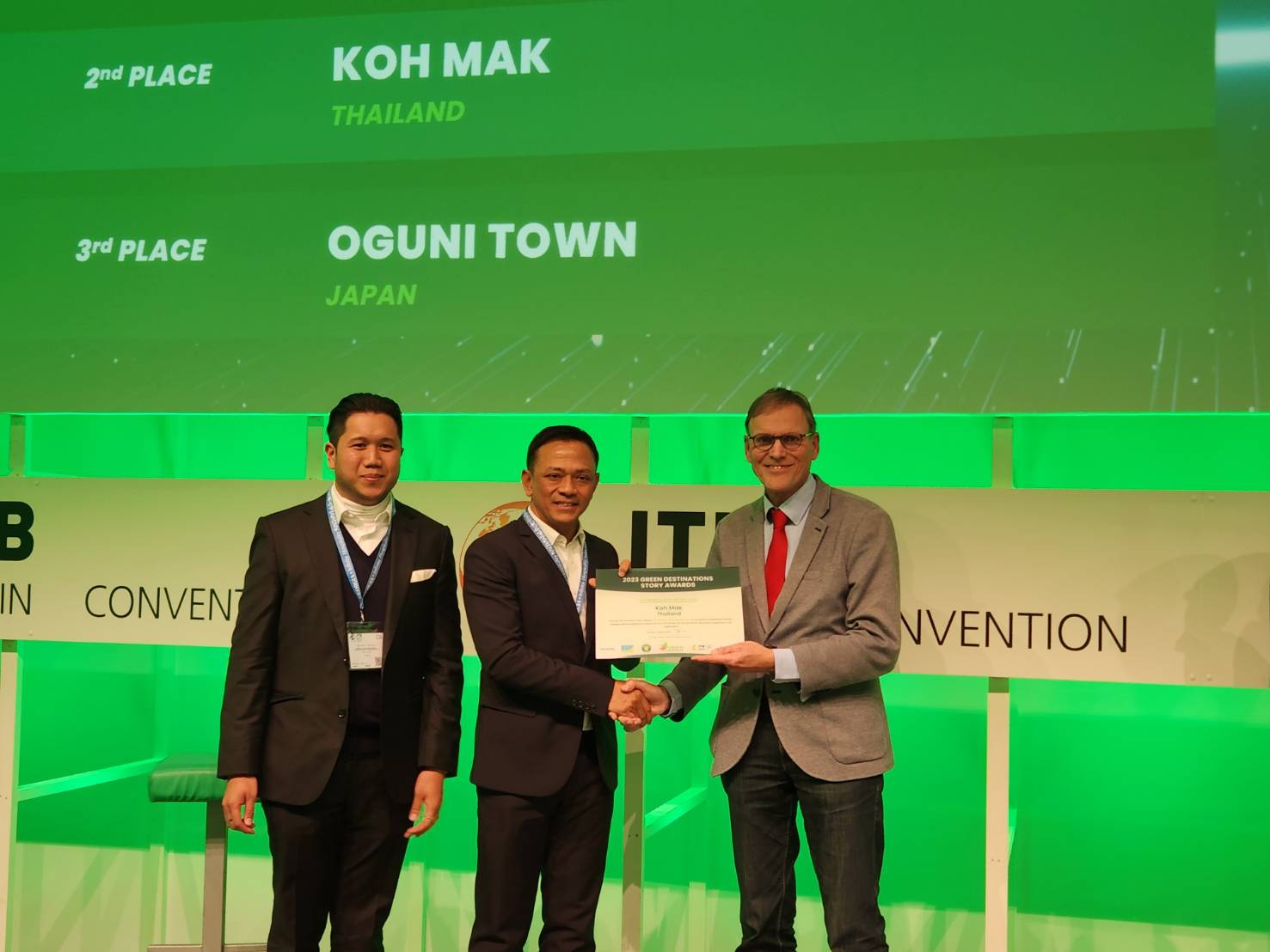 เกาะหมาก จ.ตราด และห้วยปูแกง จ.แม่ฮ่องสอน คว้ารางวัล Green Destinations Story Awards ณ งาน ITB Berlin 2023 สหพันธ์สาธารณรัฐเยอรมนี