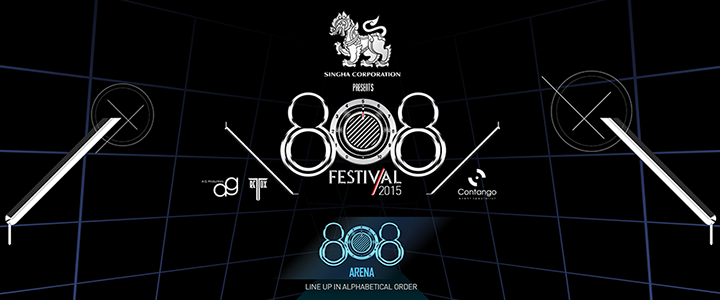 Retox Sessions AG production ร่วมกับ Contango ภูมิใจเสนอ “808 FESTIVAL” ระเบิดความมันส์เต็มพิกัด วันที่ 9 ธันวาคม 2558  ณ ไบเทค บางนา