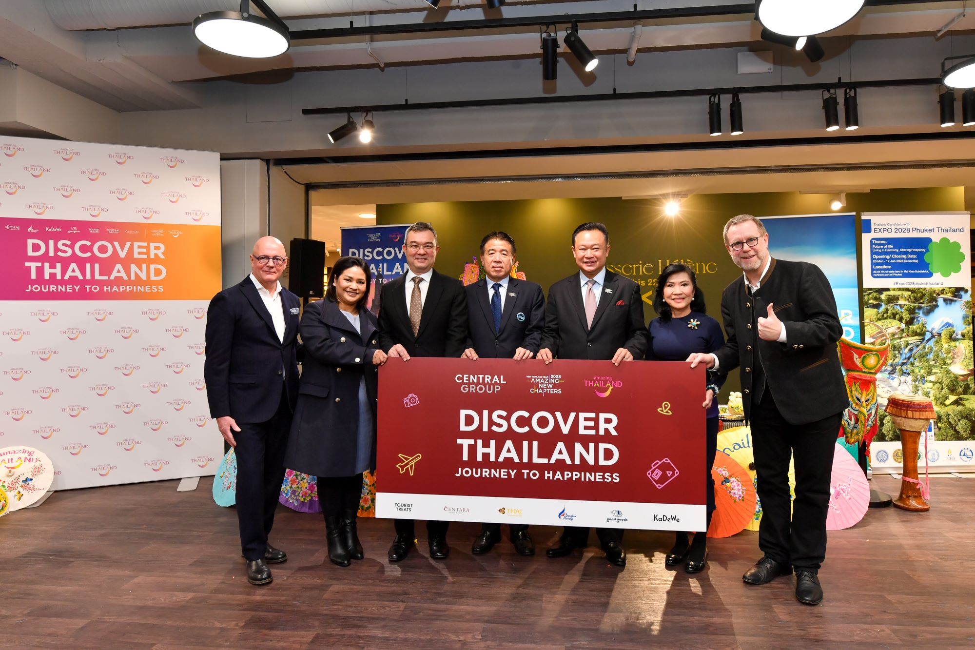 ททท. จับมือ เซ็นทรัล กรุ๊ป จัดงาน “Discover Thailand Journey to Happiness” ชูแคมเปญ  “Visit Thailand Year 2023: Amazing New Chapters”