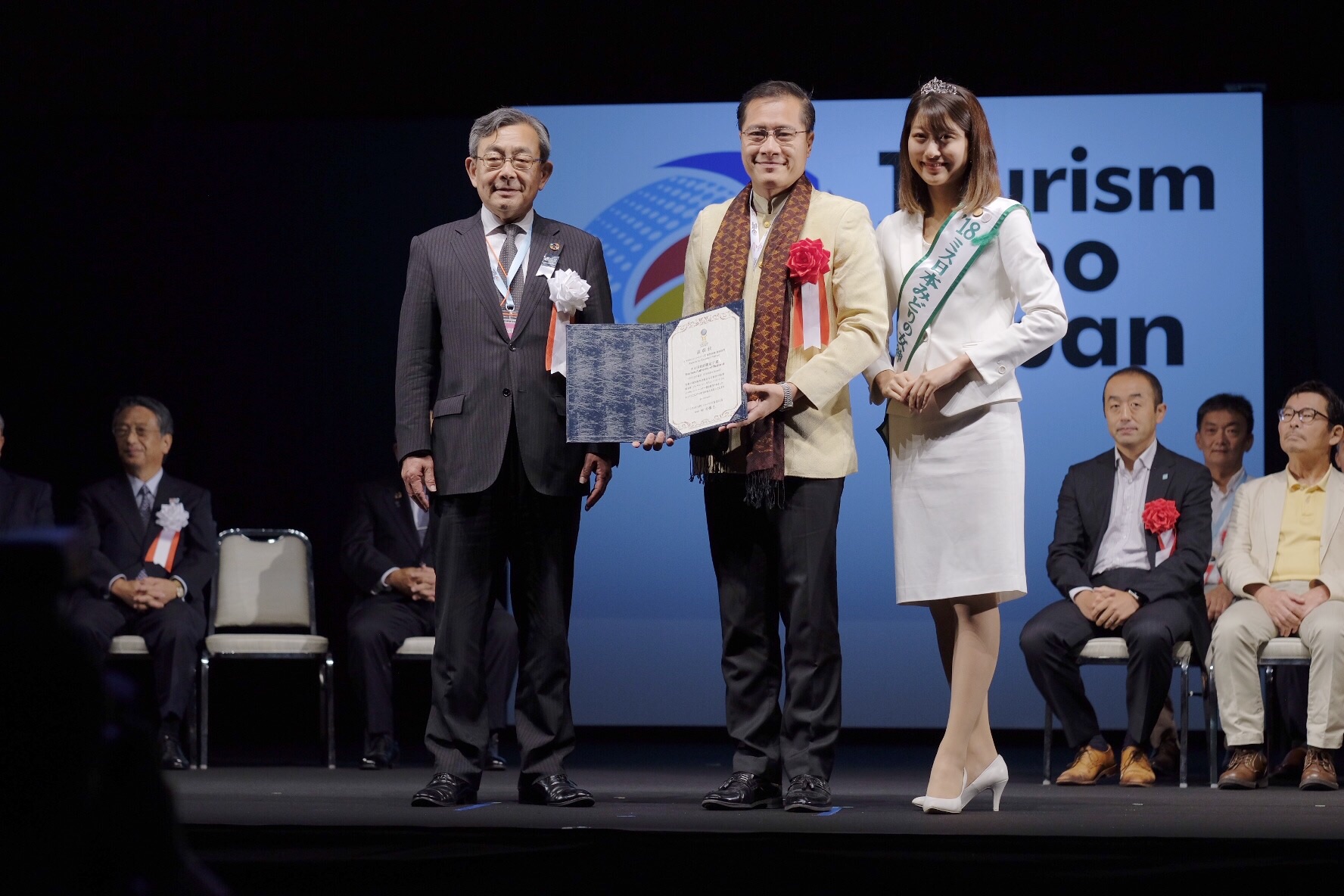 พิธีเปิดงาน Tourism Expo Japan 2018 ณ Tokyo Big Sight กรุงโตเกียว ประเทศญี่ปุ่น