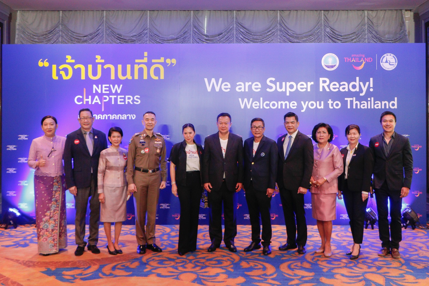 ททท. จัดอบรมโครงการ “เจ้าบ้านที่ดี” NEW CHAPTERS พร้อมกันทั่วประเทศ ผู้เข้าร่วมกว่า 2,500 คน         มุ่งสู่การท่องเที่ยว NEXT NORMAL เตรียมต้อนรับนักท่องเที่ยวช่วงไฮซีซั่น