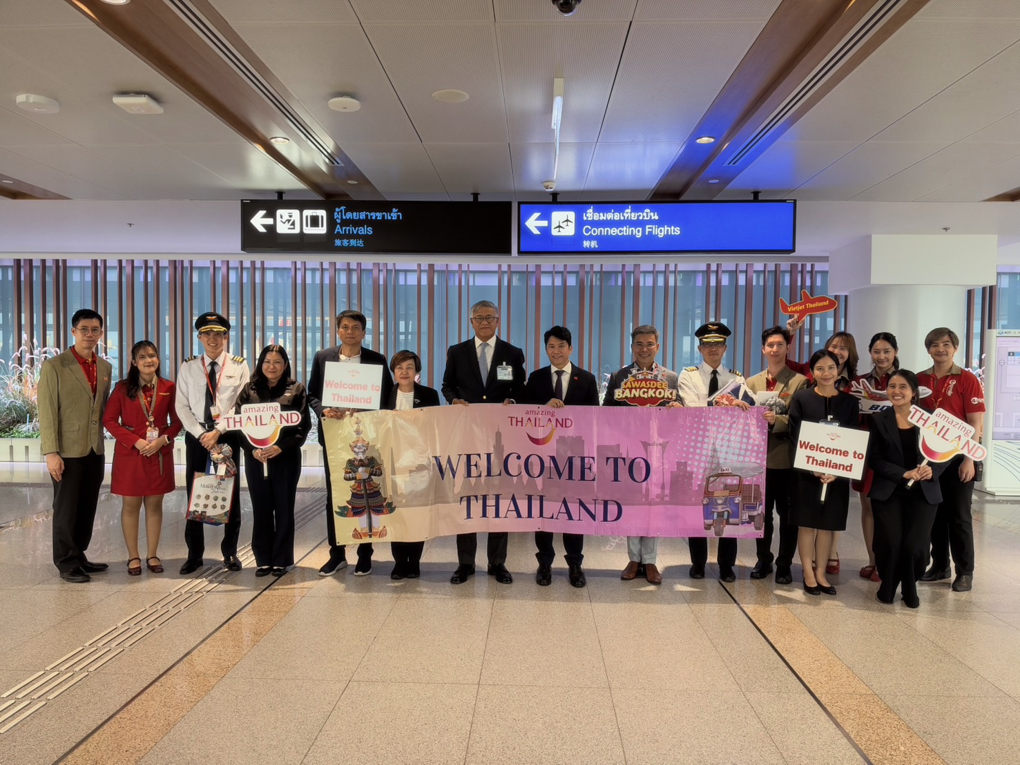 ททท. ต้อนรับเที่ยวบินปฐมฤกษ์ Thai Vietjet Air เปิดเส้นทางตรง กัวลาลัมเปอร์–กรุงเทพฯ เพิ่มทางเลือกการเดินทาง กระตุ้นตลาดมาเลเซียสู่ไทย เริ่มเที่ยวบินแรก 9 ตุลาคม นี้