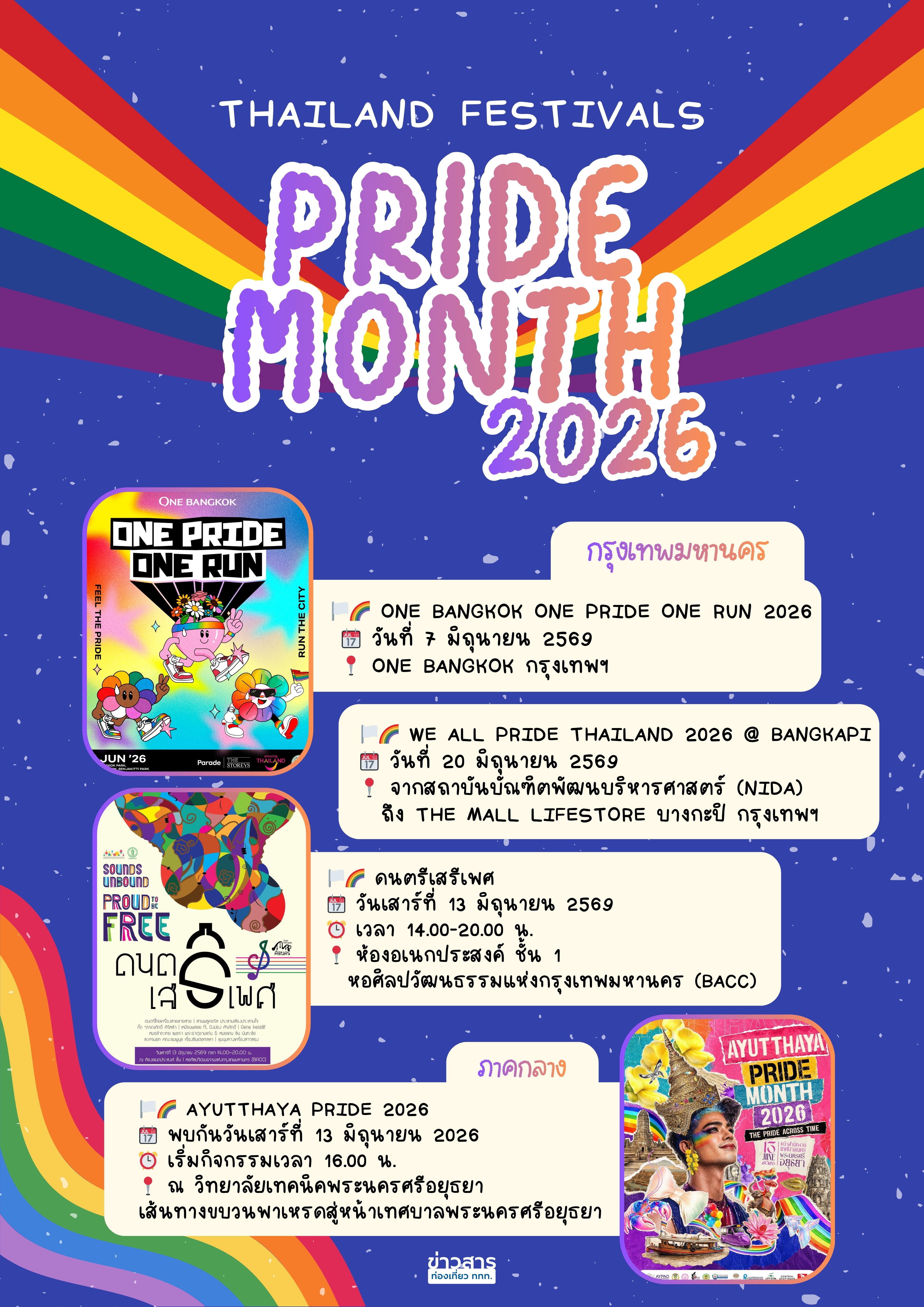 Pride Month Thailand Festivals 2026